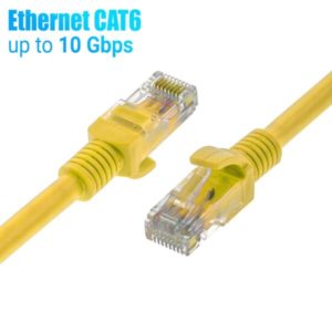 Καλώδιο Ethernet 10m CAT 6E Κίτρινο