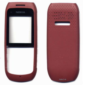 Προσοψη Για Nokia C1-00 Κοκκινη Εμπρος-Πισω Με Τζαμι Μαυρο OR (0257819+9445917)