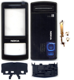 Προσοψη Για Nokia 6500 Slide Μαυρη Εμπρος Οθονης Με Τζαμι-Πισω Χωρις Αρθρωση Με Πλαστικα Κουμπακια Και Πληκτρολογια OEM