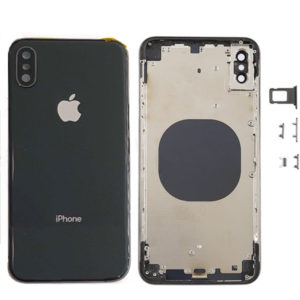 Καλυμμα Μπαταριας Για Apple iPhone XS Μαυρο Με Frame