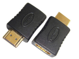 Adapter DT HDMI F - HDMI M, Black - 17104