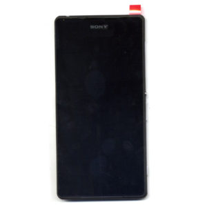 Οθονη Για Sony Xperia Z2 - L50W - D6503 Με Τζαμι Μαυρο Με Προσοψη Frame Μαυρη Και Πλαστικα Κουμπακια OR