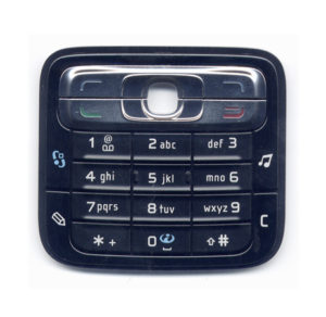 Πληκτρολογιο Για Nokia N73 Μαυρο Με Ασημι Ανω Μερος OR (χωρις joystick) (9799863)