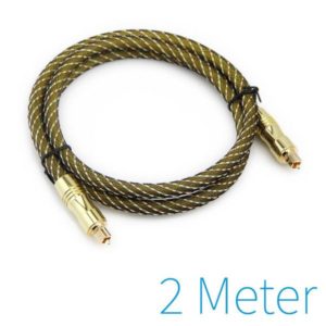 Optical cable gold plated 2 meters