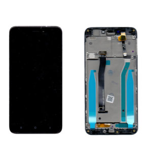 Οθονη Για Xiaomi Redmi 4X Με Τζαμι και Frame Μαυρο Grade A Με Ισιο Flex