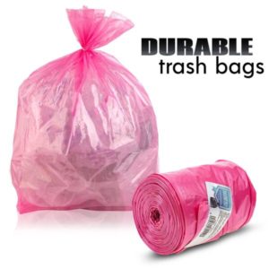 Σακούλες Σκουπιδιών 53x42 cm (20 τμχ) Ροζ
