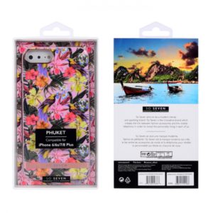 SO SEVEN PUCKET TROPICAL PINK BIRD IPHONE 7 PLUS 8 PLUS backcover