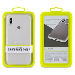 MUVIT TPU CRYSTAL SOFT XIAOMI REDMI NOTE 7 trans backcover