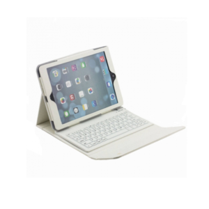 Keyboard cover for iPad-2/3/4 T-BO1, Bluetooth, USB 2.0, DeTech, White - 14692