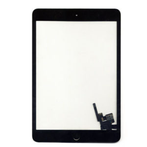 Τζαμι Για Apple iPad mini 3 Με Home Button Μαυρο Grade A