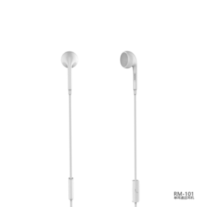 Single earphone Remax RM-101, For mobile devices, Microphone, Different colors - 20413
