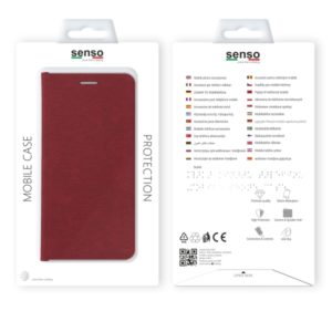 SENSO FEEL STAND BOOK IPHONE 11 PRO MAX (6.5) red