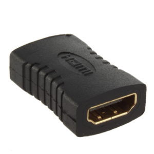 Adapter DeTech HDMI F - HDMI F, Black - 17106