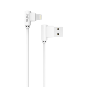 Data cable DeTech DE-21i, Lightning (iPhone 5/6/7/SE), 1.0m, White - 14130