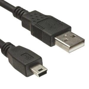 USB A to mini B USB Cable 1.8 Meter