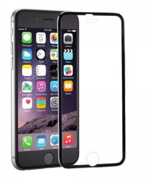Glass protector No brand Tempered Glass for iPhone 6/6S, 0.3mm, With metal strip, Black - 52203