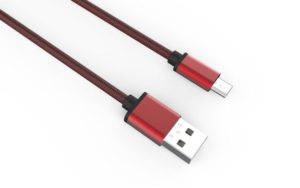 Data cable, LDNIO LS30s, Micro USB, 3.0m, Braided, Black/Blue, Black/Red - 14396