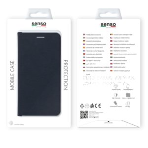 SENSO FEEL STAND BOOK SAMSUNG A7 2018 black