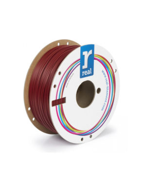 REAL PLA Recycled 3D Printer Filament - Red - spool of 1Kg - 1.75mm (REFPLARRED1000MM175)