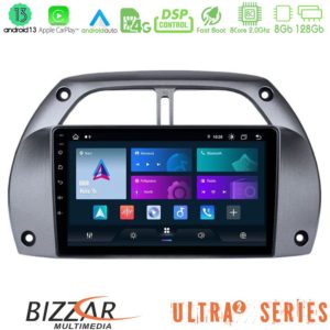 Bizzar Ultra Series Toyota Rav4 2001 - 2006 8core Android13 8+128gb Navigation Multimedia Tablet 9 u-ul2-Ty0953