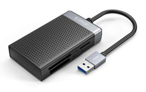 ORICO card reader CL4T-A3 για Micro SD/SD/CF/MS, USB 3.0, μαύρο