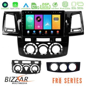 Bizzar fr8 Series Toyota Hilux 2007-2011 8core Android13 2+32gb Navigation Multimedia Tablet 9 u-fr8-Ty0571
