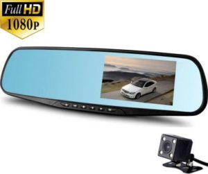 Καθρέπτης Αυτοκινήτου FHD 1080p DVR Κάμερα Καταγραφικό με LCD TFT Οθόνη 3.5 & Ανίχνευση Κίνησης