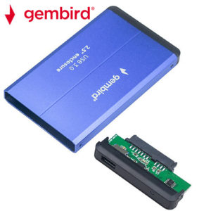 GEMBIRD USB 3.0 2.5 ENCLOSURE BLUE