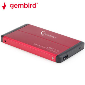 GEMBIRD USB 3.0 2.5 ENCLOSURE RED