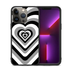 Black Hearts - iPhone 13 Pro Max θήκη