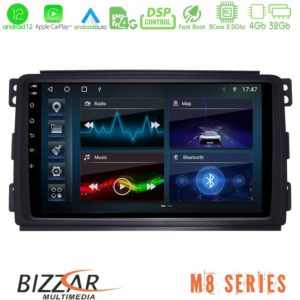 Bizzar m8 Series Smart 451 8core Android12 4+32gb Navigation Multimedia Tablet 9 u-m8-Sm0833