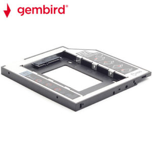 GEMBIRD SLIM MOUNTING FRAME FOR 2,5 DRIVE TO 5,25 BAY FOR DRIVE UP TO 12MM