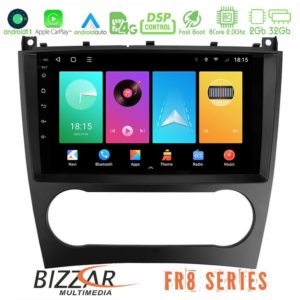 Bizzar fr8 Series Mercedes W203 Facelift 8core Android13 2+32gb Navigation Multimedia Tablet 9 u-fr8-Mb0926