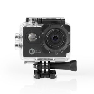 Nedis Action Camera 4K Ultra HD Υποβρύχια (με Θήκη) με WiFi Μαύρη με Οθόνη 2 (ACAM61BK) (NEDACAM61BK)