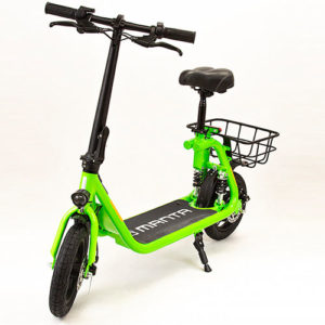 MANTA E-SCOOTER 12 WITH SEAT, BASKET AND SHOCK ABSORBER ON THE REAR AXLE REFURBISHED