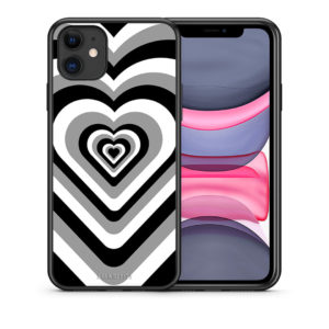 Black Hearts - iPhone 11 θήκη
