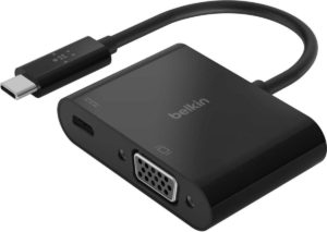 Belkin AVC001btBK USB-C to VGA + Charge Adapter