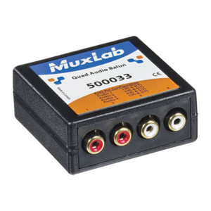MUXLAB Quad Audio Balun 500033