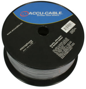 AC-MC/100R-B Καλώδιο μικροφώνου bulk μαύρο 100 μέτρων.