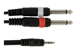 GEWA ΚΑΛΏΔΙΟ Y BASIC LINE 190.120 VE5 1,5mm 1x 3,5 mm stereo plug - 2 x 6,3 mm mono plug
