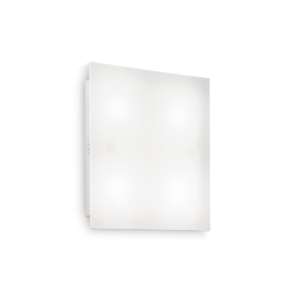 Φωτιστικό οροφής λευκό 230V 4xGX53 FLAT PL4 D30 134895 IDEAL LUX