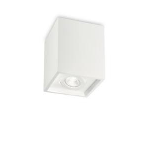 Φωτιστικό οροφής λευκό 230V 1xGU10 OAK PL1 SQUARE BIANCO 150468 IDEAL LUX