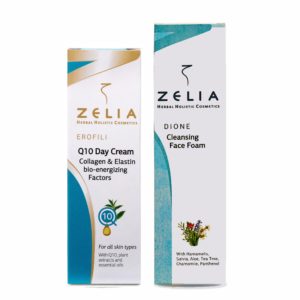 ZЄLIA | Nature s Fresh Gift Box: Cleansing Face Foam 150 ml + Q10 Day Cream 50 ml