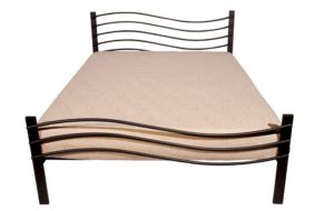 Μεταλλικό κρεβάτι ημίδιπλο 120x200