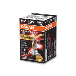 Osram H7 Night Breaker Laser +200% 12V 55W 1τμχ