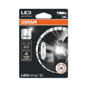 Λάμπα Osram C5W LEDriving SL Festoon 36mm λευκό 12V 1τμχ