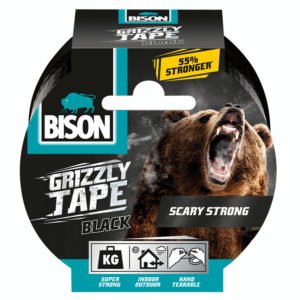 Ταινία υφασμάτινη Bison Grizzly μαύρη 10m