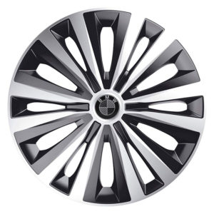 Τάσια Multi Silver Black 15 με σήμα BMW Carbon 4τμχ