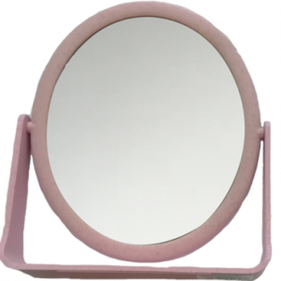 Καθρέπτης Μακιγιάζ Επιτραπέζιος Με βάση 2 Όψεων Οβάλ Normal, Ροζ, Happy House 79.1019972