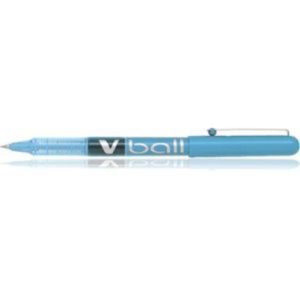 Στυλό Pilot V-Ball 0,5mm roller με καπάκι γαλάζιο